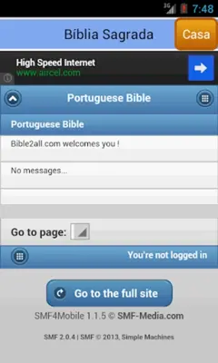 The Portuguese Bible OFFLINE android App screenshot 0